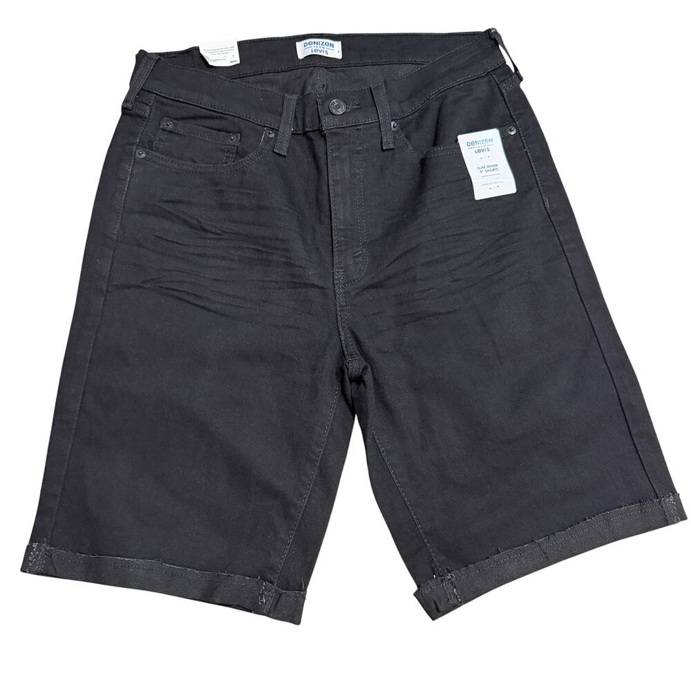 Denizen from Levi's Men's Black Slim Fit Jean Shorts - Size 32 - NWT